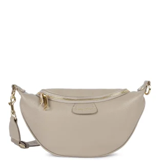 Lancaster Sac banane Zippé Dune Galet