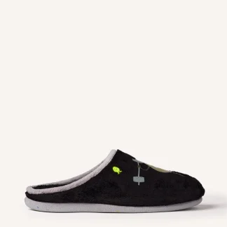 FUR HOUSE SLIPPERS DRAWING AND PHRASE RUTLEDGE