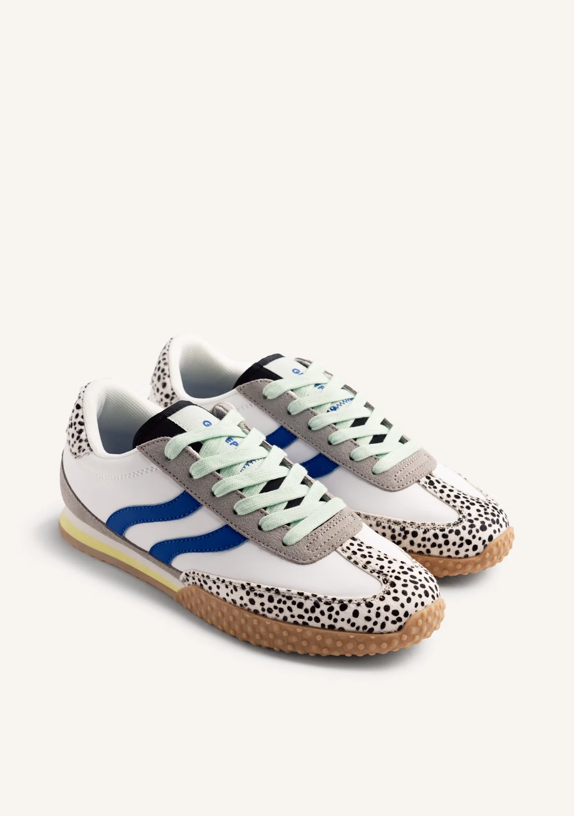 ANIMAL PRINT LEATHER SNEAKERS BISLIG – Image 3