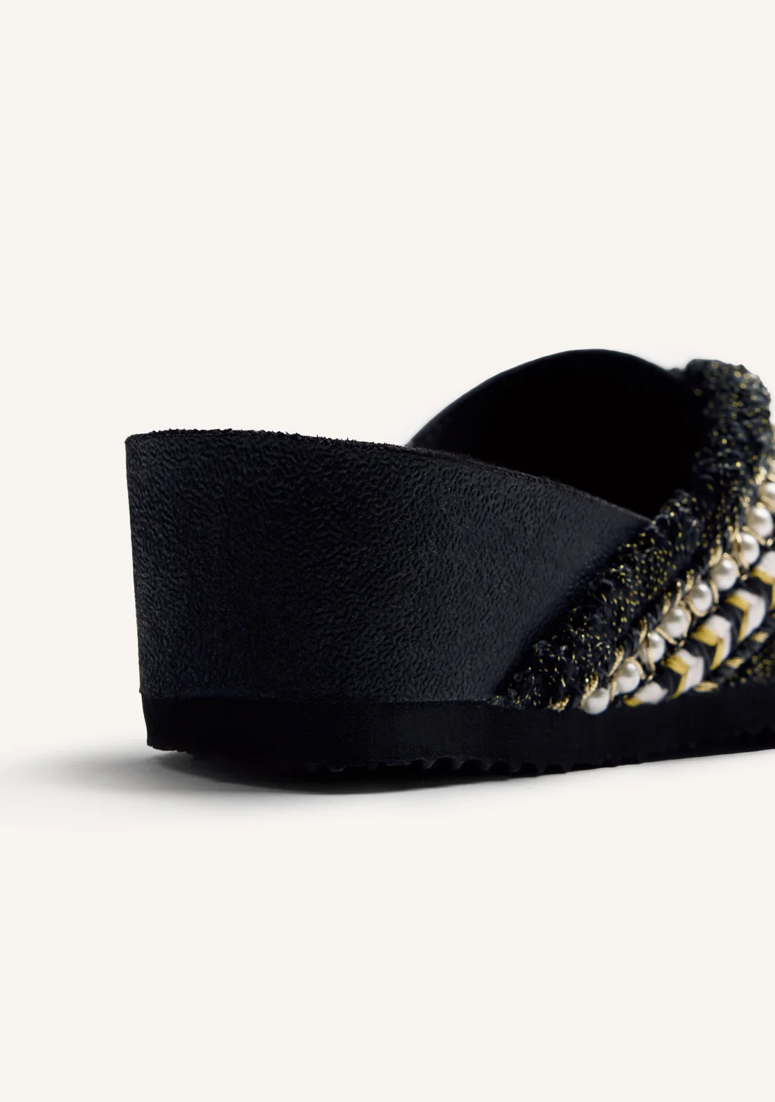 BEADED BIO WEDGE SANDALS WADENA – Image 5