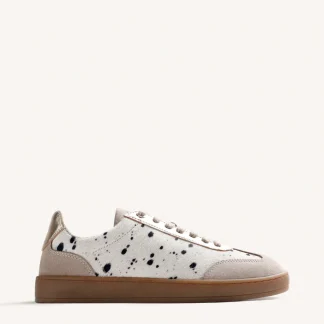 ANIMAL PRINT LEATHER SNEAKERS